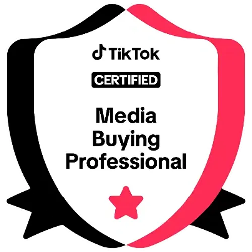 TikTok Certified Media Buying Professional badge